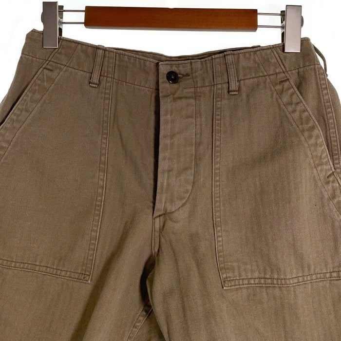 WAREHOUSE ウエアハウス ヘリンボーン ベイカーショーツ ショートパンツ オリーブ Size 32 福生店