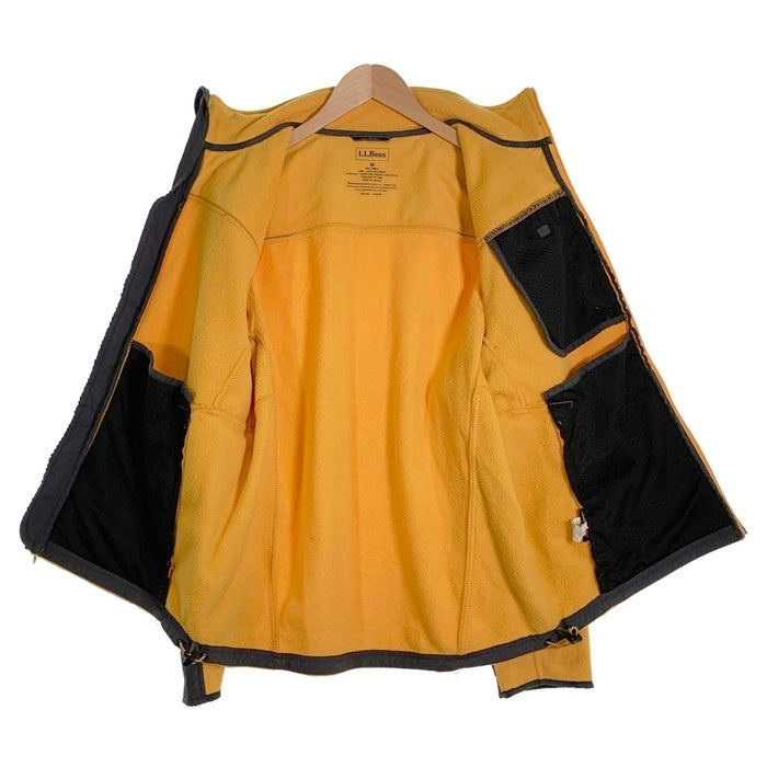 L.L.Bean エルエルビーン POLARTEC ジップアップ フリースジャケット イエロー グレー Size M 福生店