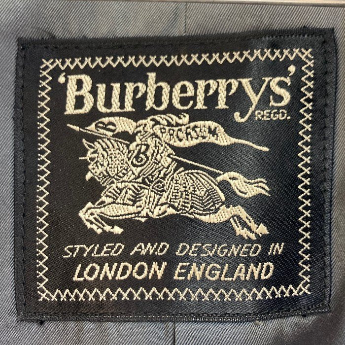 BURBERRYS バーバリー ステンカラーコート WW050-995-24 バルマカーンコート ヴィンテージ ウール ネイビー sizeS 瑞穂店