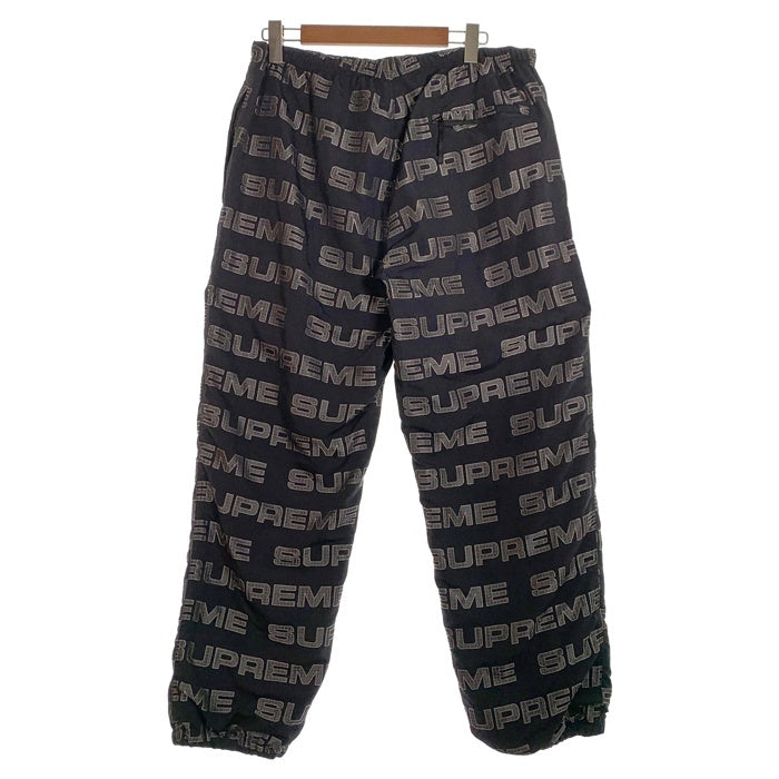 SUPREME シュプリーム 21SS Logo Ripstop Track Pant ロゴリップストップ トラックパンツ ブラック Size XL 福生店