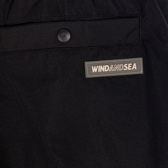 WIND AND SEA ウィンダンシー Water Repellent Nylon Cargo Shorts ナイロンカーゴショーツ ショートパンツ ブラック WDS-O-SUN-23-Q4-05 Size M 福生店
