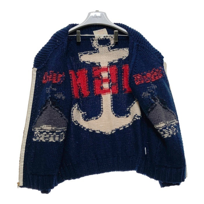 Gizemo Lightning ライトニングプロデュース USN カウチンセーター ネイビー Size M 瑞穂店