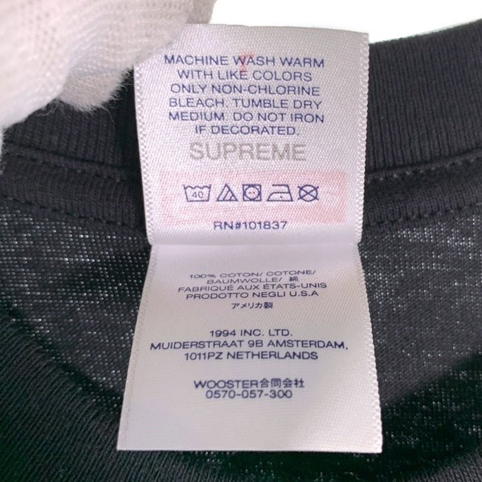 SUPREME シュプリーム 24SS 30th Anniversary First Tee 30周年アニバーサリー ファースト 半袖 Tシャツ ブラック Size M 福生店
