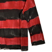 glamb グラム Hardie border sweat ハーディーボーダースウェットトレーナー ブラック レッド 薄手 GB0318/CS12 Size 4 福生店