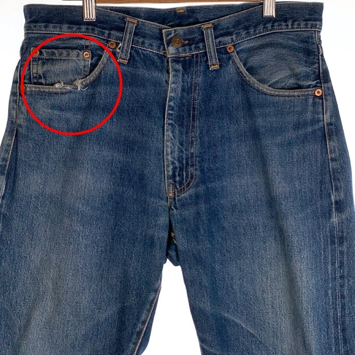90's LEVI'S リーバイス 551ZXX デニムパンツ ジーンズ インディゴ 555 復刻 98年米国製 Size 33×36 福生店