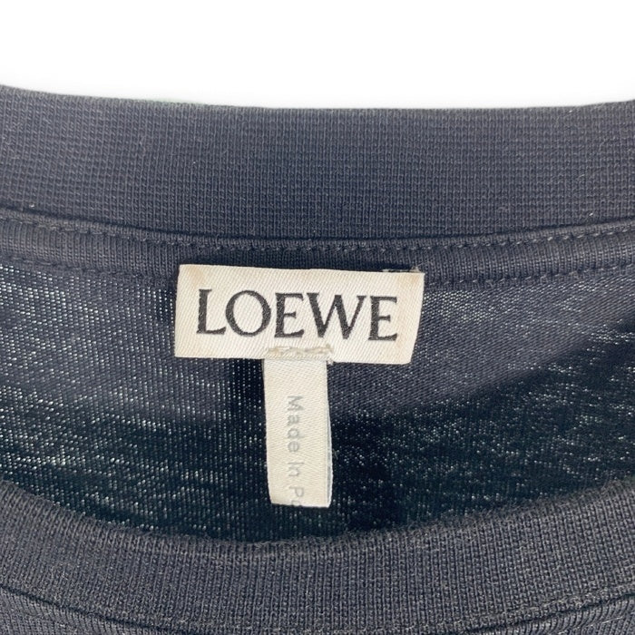LOEWE ロエベ アナグラム刺繡 レギュラーフィット Tシャツ ブラック H526Y22X75 Size XS 福生店