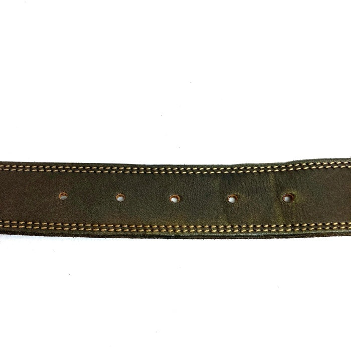 LEATHER&SILVER MOTO/BELTpeau de l'ours | peau de l'ours