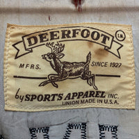 DEERFOOT ディアフット 90's USA製 スタジャン アワードジャケット オレンジ size36 瑞穂店