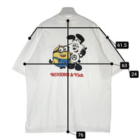 VERDY ヴェルディ MINIONS & Vick ミニオンズ&ヴィック Tシャツ ホワイト sizeXL 箱ステッカーピンバッジ付属 瑞穂店