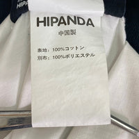 HIPANDA ハイパンダ 021341-1352 クルーネックスウェット トレーナー ブラック sizeM 瑞穂店