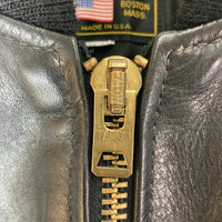 VANSON バンソン TJ USA製 レザー チームジャケット ブラック size42 瑞穂店