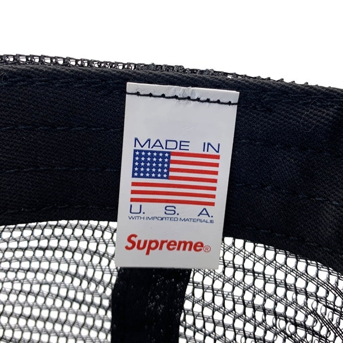 SUPREME シュプリーム Authorized Mesh Back 5-Panel メッシュ キャップ ブラック USA製 福生店