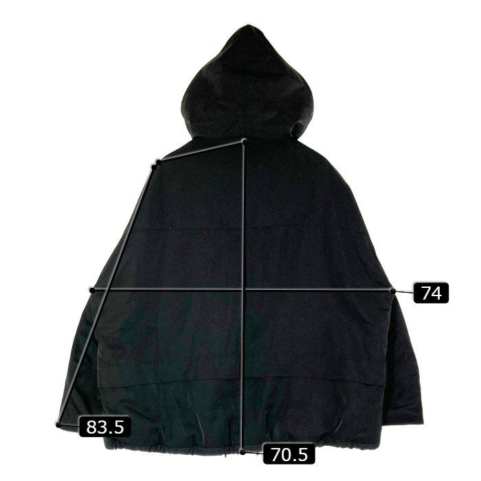 WHITE MOUNTAINEERING ホワイトマウンテニアリング × UNIQLO ユニクロ ハイブリッドダウンオーバーサイズパーカ ダウンジャケット ブラック sizeXL 瑞穂店