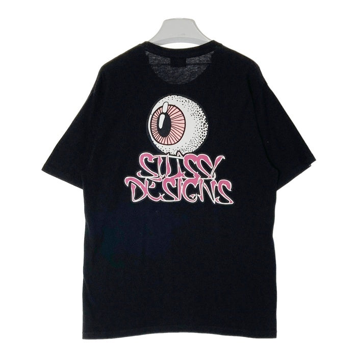 STUSSY ステューシー 目玉 Tシャツ ブラック sizeM 瑞穂店