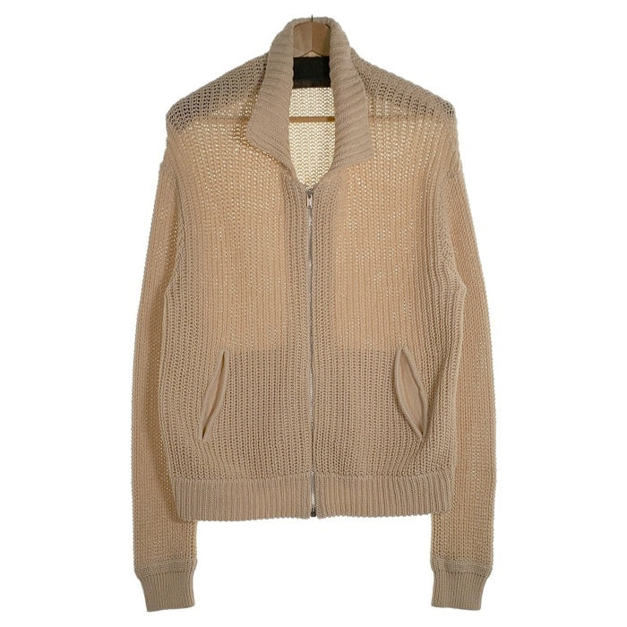 The Blurred Clothing ブラードクロージング ジップアップ ニットセーター アイボリー Lot154 Size 36 福生店