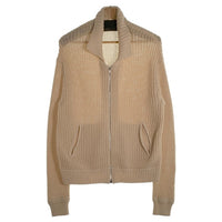 The Blurred Clothing ブラードクロージング ジップアップ ニットセーター アイボリー Lot154 Size 36 福生店