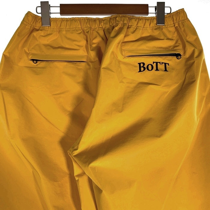 BoTT ボット イージーワイドパンツ ポリエステル 止水ジップ イエロー 251Bott12 Size L 福生店