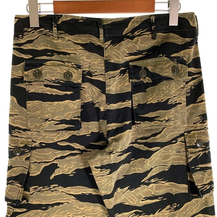 U.S.ARMY 米軍 レプリカ タイガーストライプ ジャングルファティーグ ミリタリーカーゴパンツ HAMA片爪 Size M-R 福生店
