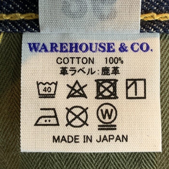 WAREHOUSE ウエアハウス S1001XX 1946モデル デニムパンツ デッドストックブルー インディゴ Size 36×32 福生店