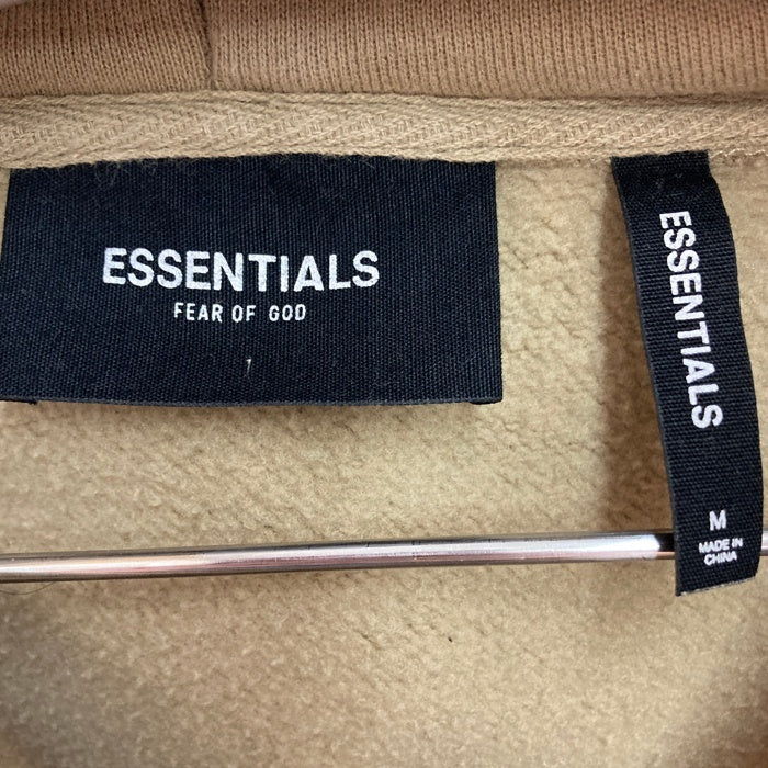 ESSENTIALS エッセンシャルズ バックプリント パーカー ベージュ sizeM※使用感あり 瑞穂店