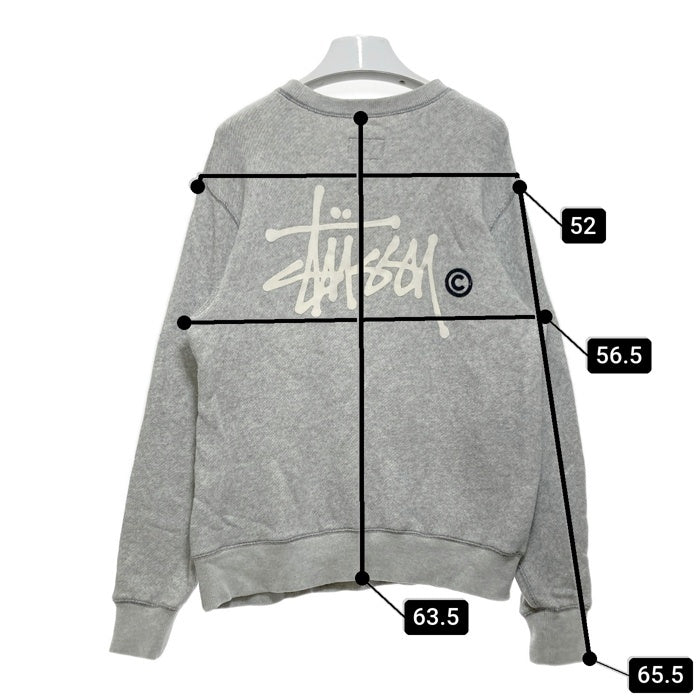 STUSSY ステューシー CHAMPION チャンピオン クルーネック スウェット グレー C8-G018 Size L 瑞穂店