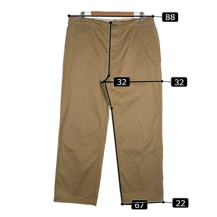 Pherrow's フェローズ M-41 U.S.ARMY TROUSERS チノトラウザーパンツ ベージュ Size 36 福生店