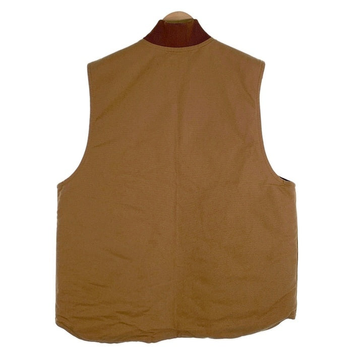Carhartt カーハート Duck Vest ダックベスト ブラウン V01-BRN メキシコ製 0120 Size L 福生店