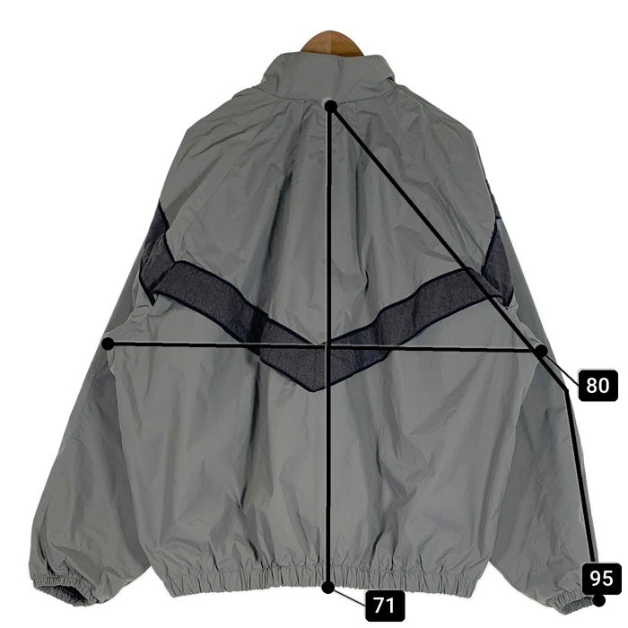 00's U.S.ARMY 米軍 DSCP IPFU JACKET ナイロン トレーニング ジャケット グレー 8415-01-465-4828 04年会計 Size XXL-S 福生店
