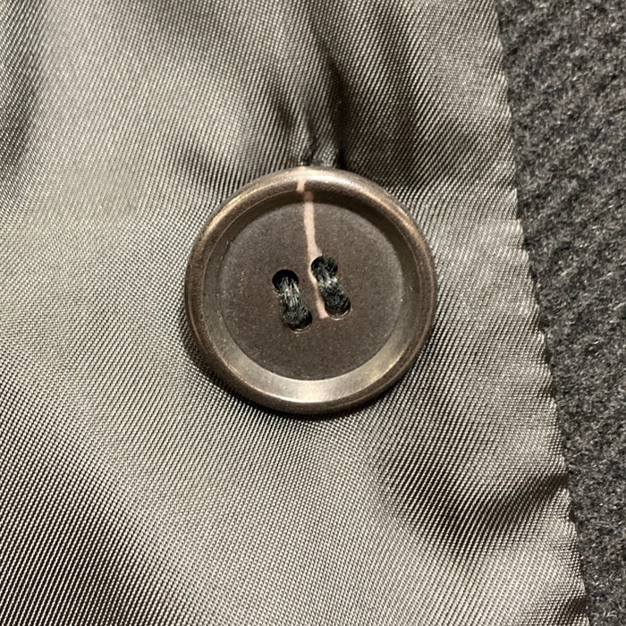 MENS TENORAS メンズティノラス ウール ダブルブレスト ロングコート ジャケット ブラック Size XL 瑞穂店