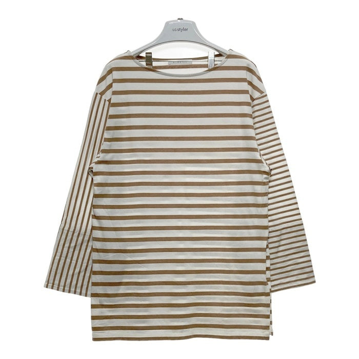 ETRE TOKYO エトレトウキョウ 1222512098-0 MIXボーダートップス ホワイトxベージュ sizeF 瑞穂店