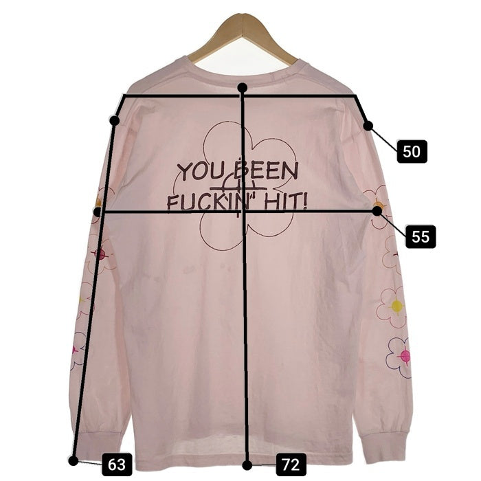 SUPREME シュプリーム 17SS Been Hit L/S Tee ボーンヒット プリント ロングスリーブTシャツ ライトピンク Size L 福生店