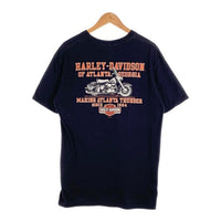 Harley-Davidson ハーレーダビッドソン ポケットTシャツ イーグル バイクプリント 2014コピーライト Size L 福生店