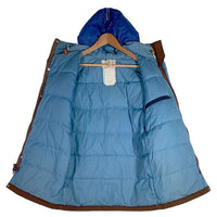 70’s Powderhorn パウダーホーン ウエスタンヨーク マウンテンパーカー 中綿 ブラウン ブルー Size M 福生店