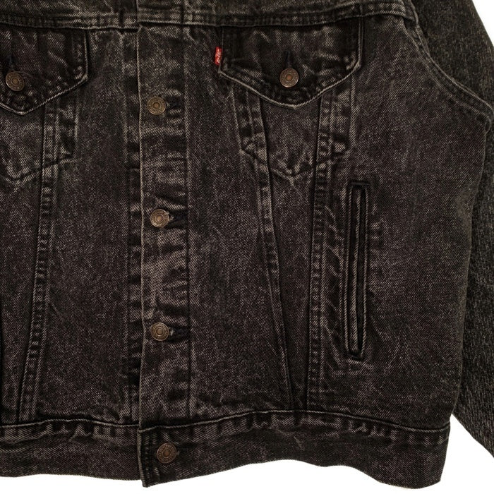 80's Levi's リーバイス 70507-0253 ケミカルウォッシュ ブラックデニムトラッカージャケット USA製 Size L 福生店
