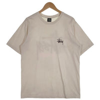 STUSSY ステューシー 両面プリント ロゴ 半袖 Tシャツ ナチュラル Size M 福生店