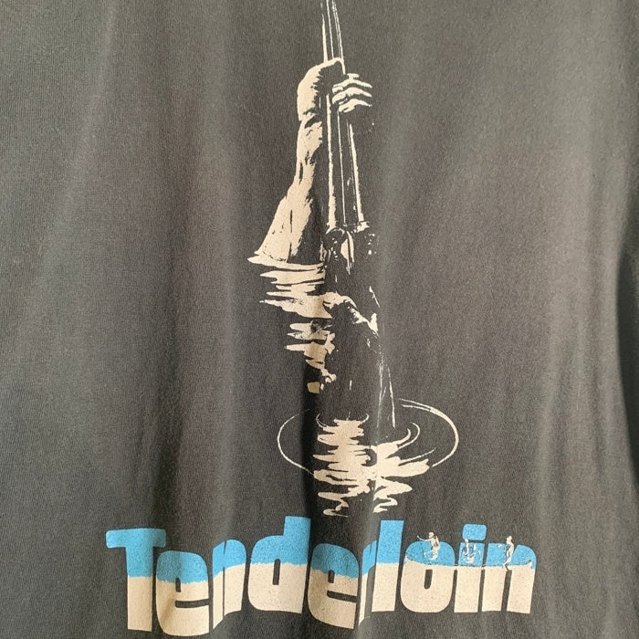 TENDERLOIN テンダーロイン ショットガン ロゴプリント 半袖 Tシャツ ブラック Size L 福生店