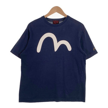 EVISU エヴィス カモメプリント Tシャツ ネイビー Size 40 福生店