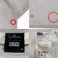 KITH NYC キス 21SS The Simpsons シンプソンズ Sports Family Tee Tシャツ ホワイト ボックス刺繡ロゴ バックプリント Size M 福生店