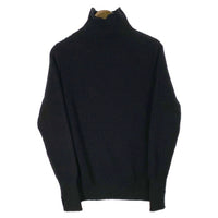 ANDERSEN ANDERSEN アンデルセンアンデルセン タートルネック ハイネック ウール リブニットセーター ブラック フィンガーホール Size XS 福生店