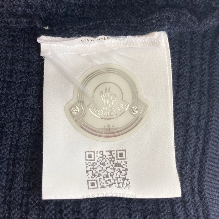 MONCLER モンクレール MAGLIONE TRICOT GIROCOLLO ROUND NECK SWEATER ネイビー sizeM ※品質タグ欠損 瑞穂店