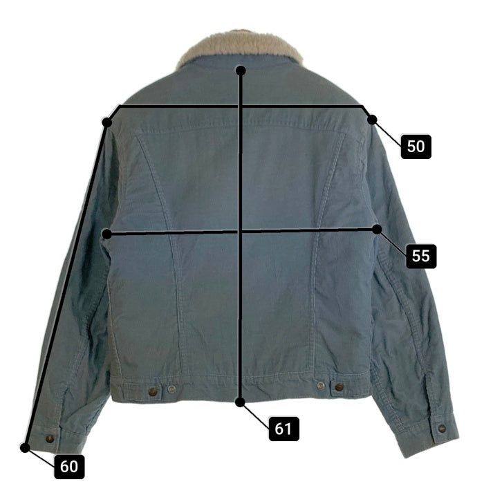 80's Levi's リーバイス コーデュロイ ボアジャケット ライトブルー USA製 Size 42 福生店