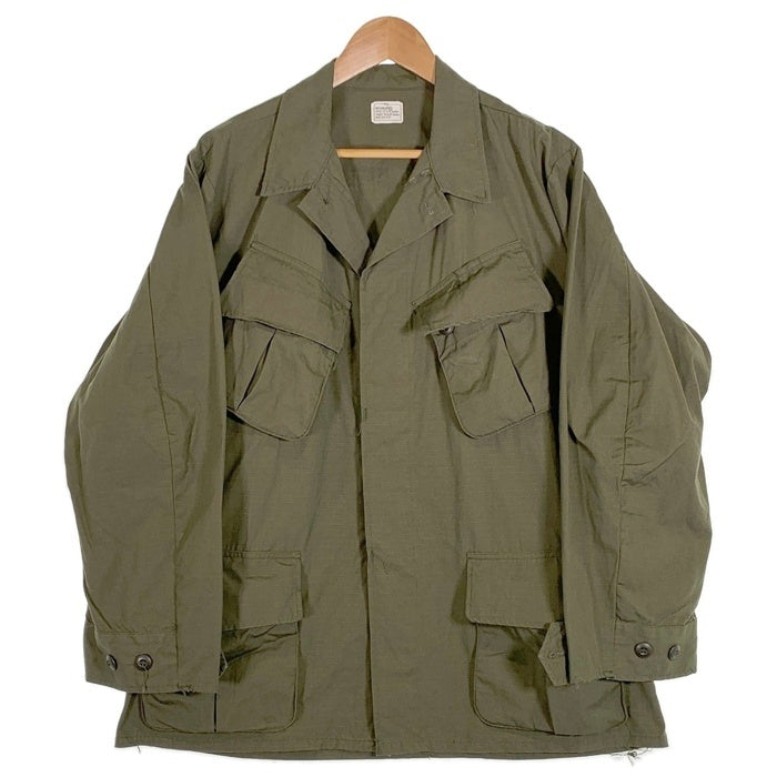 70’s U.S.ARMY 米軍 ジャングルファティーグ ミリタリージャケット オリーブ 8405-935-4707 70年会計 2 Size M-S 福生店
