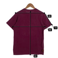 Evisu エヴィス 前V MANIAC プリントTシャツ パープル Size S 福生店