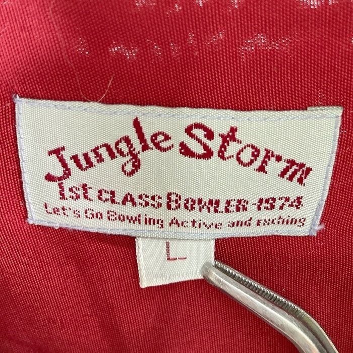 Jungle Storm ジャングルストーム 50s ボーリングシャツ レッド sizeL 瑞穂店