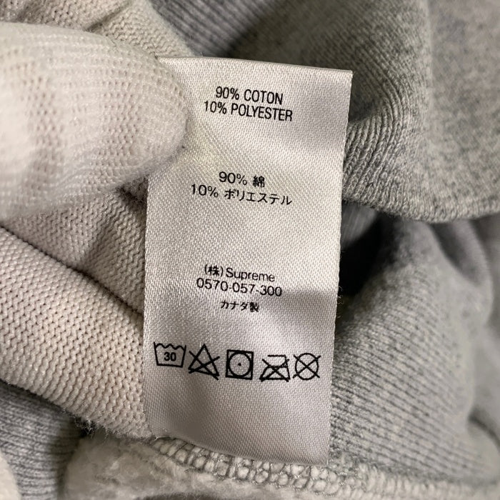 SUPREME シュプリーム Cross Box Logo Hooded Sweatshirts  ボックスロゴ プルオーバー フーディー パーカー グレー Size L 福生店