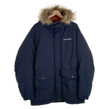 mont-bell モンベル ローガンダウンパーカ ナイロン フェイクファーネイビー 1101545 Size L 福生店