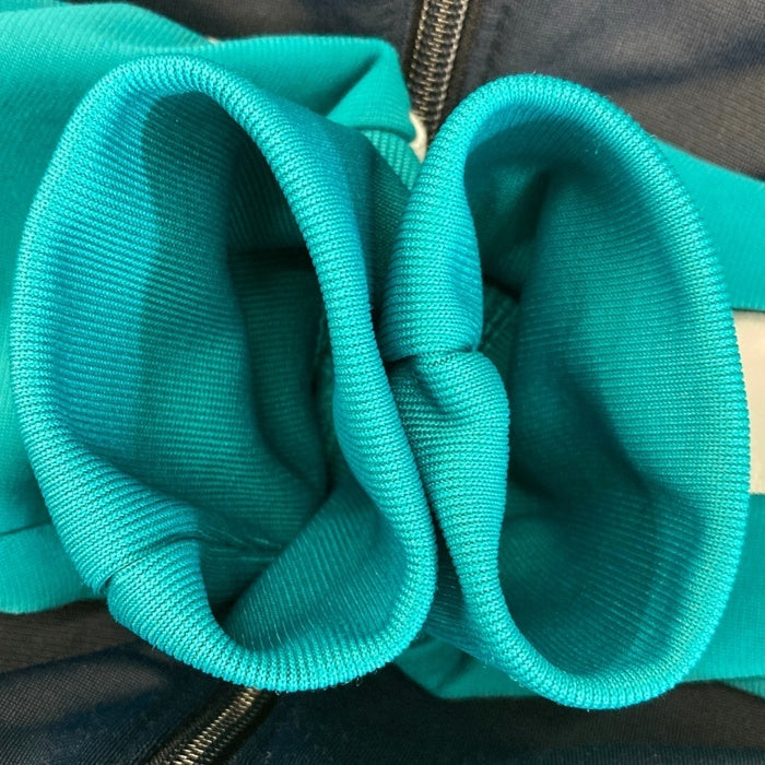 NIKE ナイキ カラー切替 トラックジャケット ネイビーxターコイズ sizeXL 瑞穂店