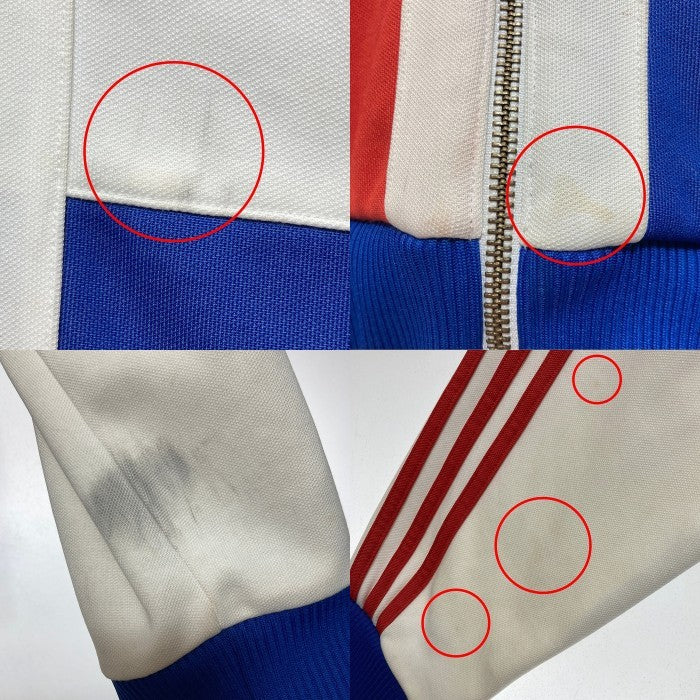 Adidas アディダス ドミニカ トラック ジャケット ホワイト ブルー レッド Size O 瑞穂店