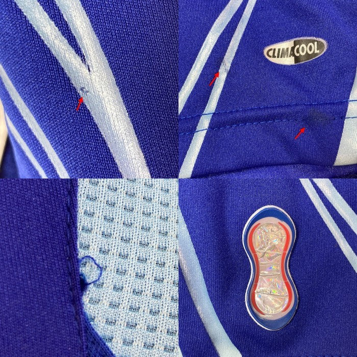 adidas アディダス  サッカー 日本代表 2006 ユニフォーム 長袖 ＃10 中村 ブルー size4XO 瑞穂店