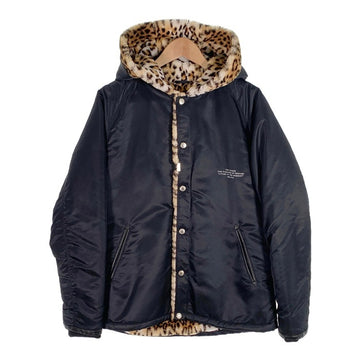 CRIMIE クライミー LEOPARD BOA HOOD JACKET レオパードボア フードジャケット ブラック CR01-01K5-JK23 Size L 福生店
